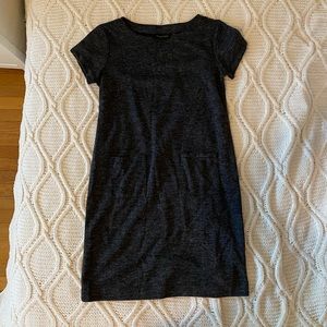 gray sweater dress